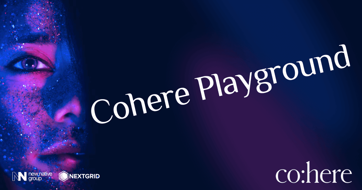 如何使用 Cohere:Cohere 游乐场