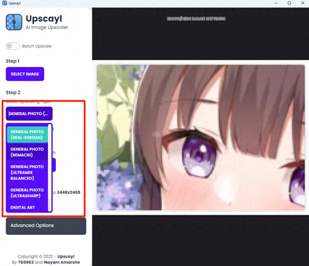 Upscayl – 免费开源的 AI 图像放大工具,跨平台