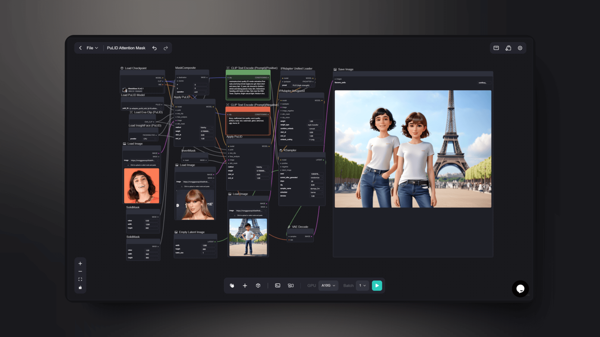 PuLID 个性化身份定制 & BrushNet 图像修复