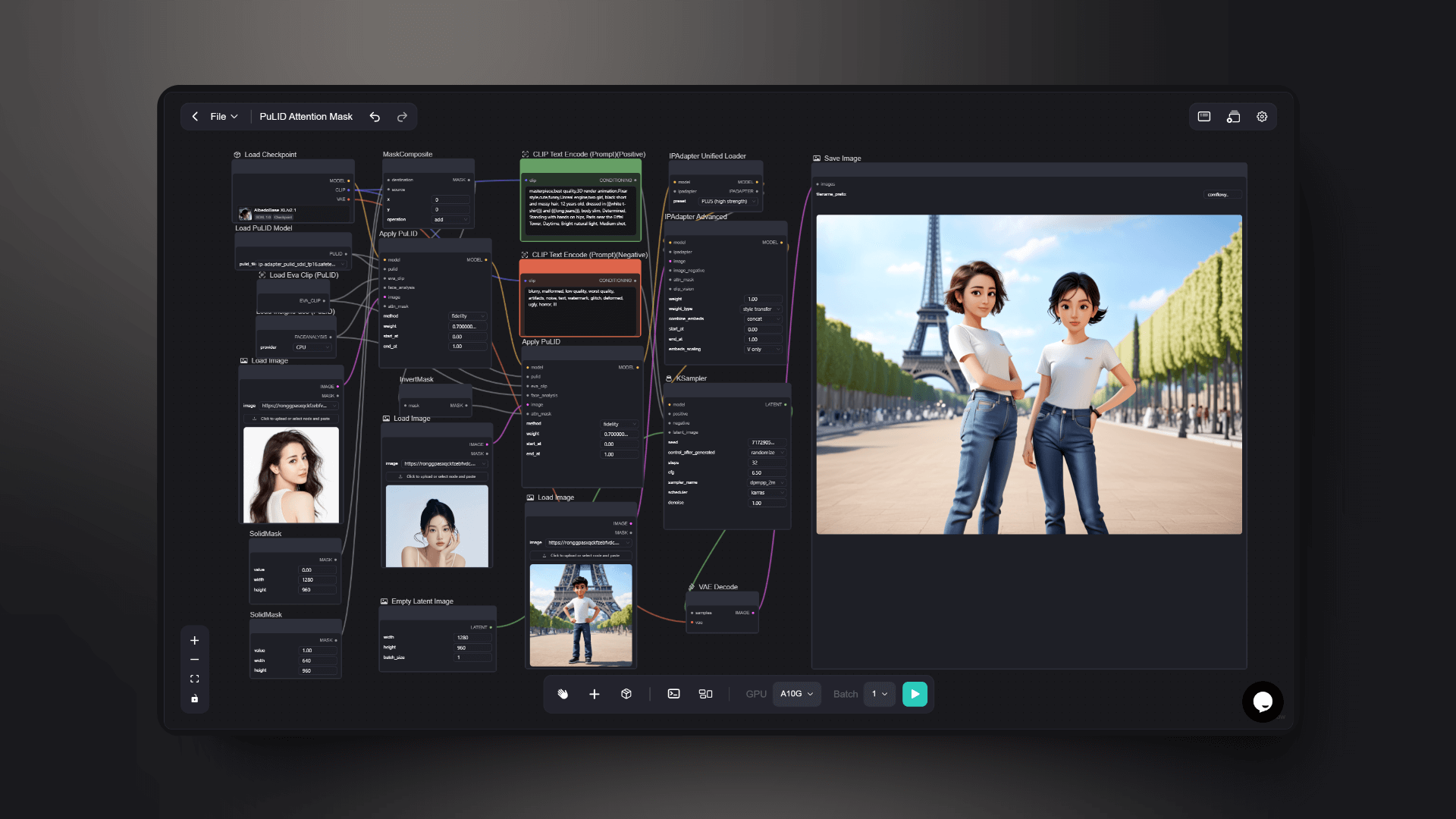 PuLID 个性化身份定制 & BrushNet 图像修复