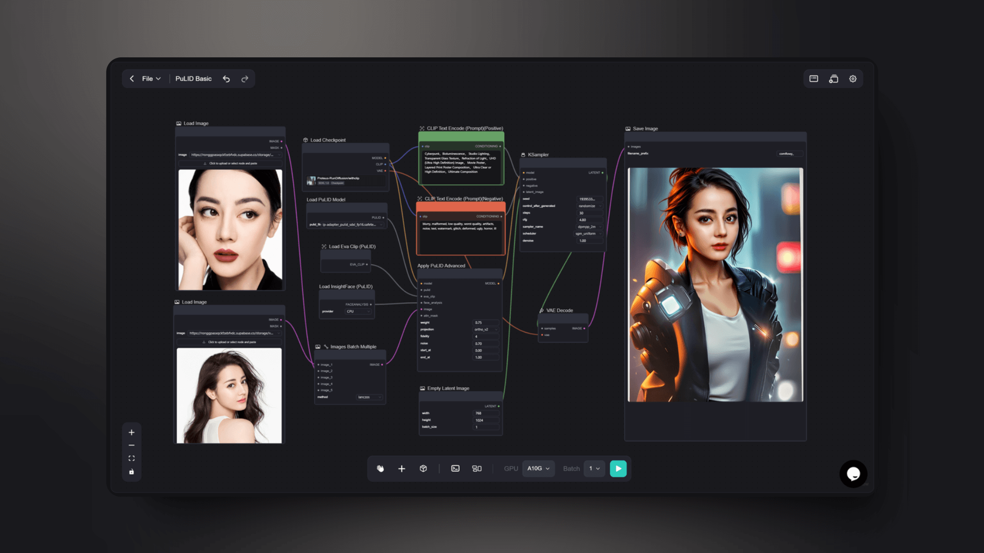 PuLID 个性化身份定制 & BrushNet 图像修复